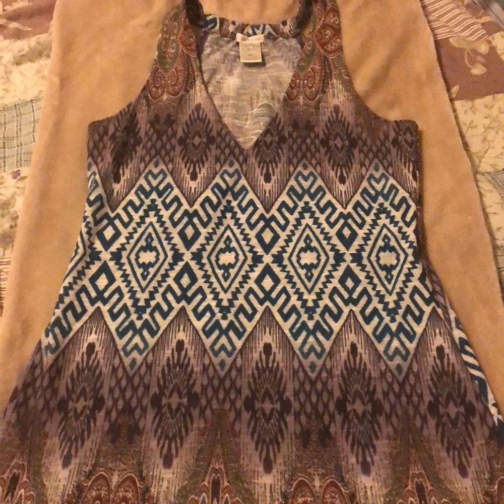 Maurice’s tank gorgeous earth tones